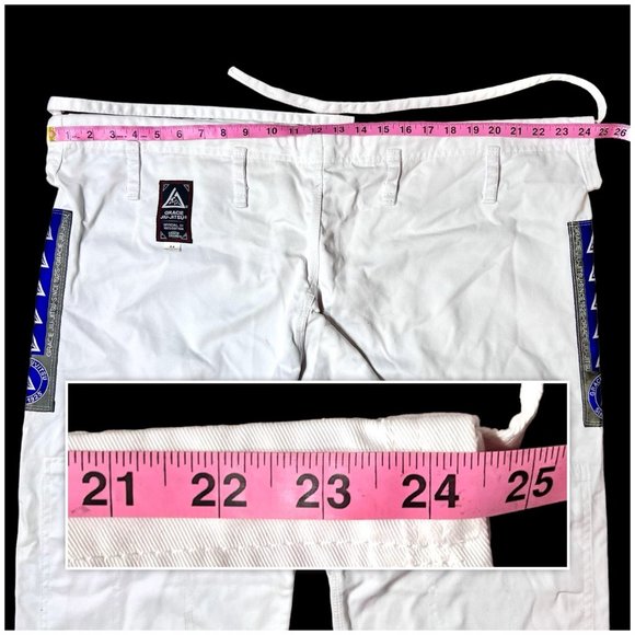 New Gracie Jiu Jitsu GI’s White (Pearl Weave) Competition Team Size A4 BJJ - Picture 11 of 12
